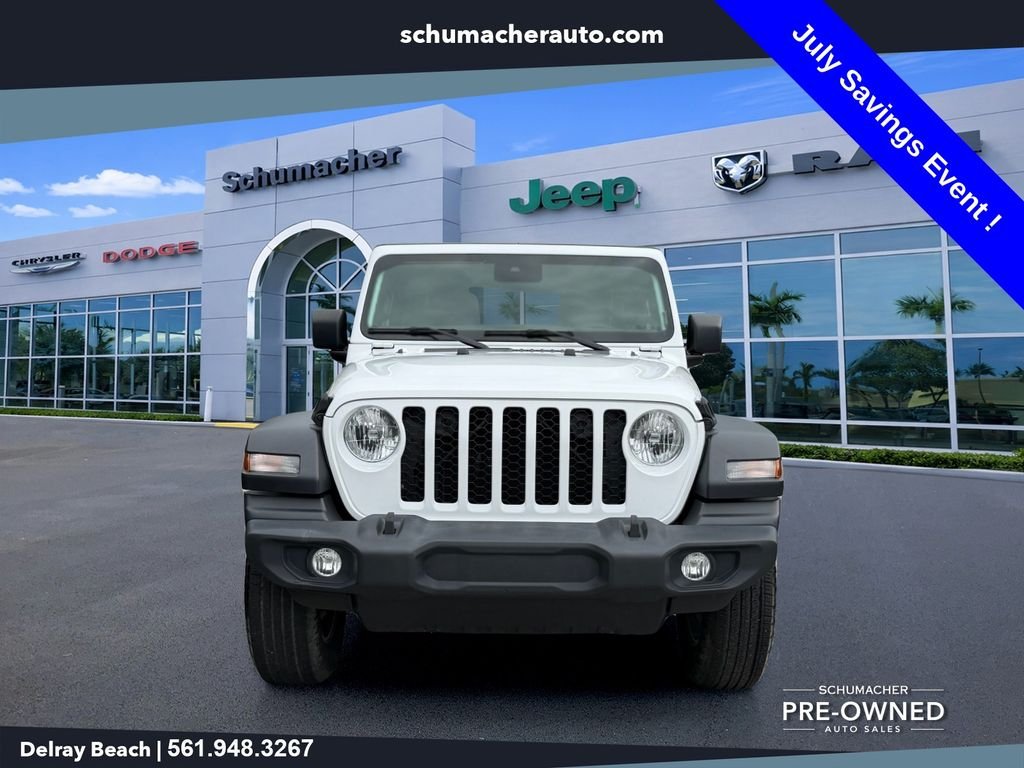 Used 2024 White Jeep Sport S image 2