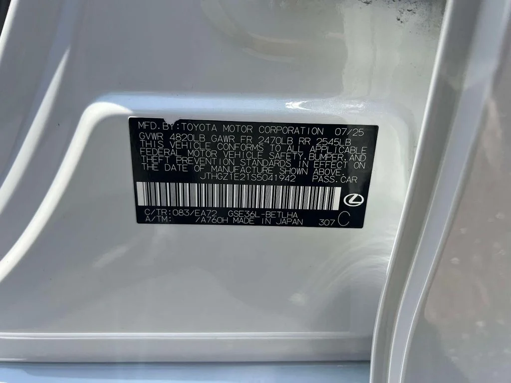 Certified Used 2025 White Lexus 350 F SPORT image 20
