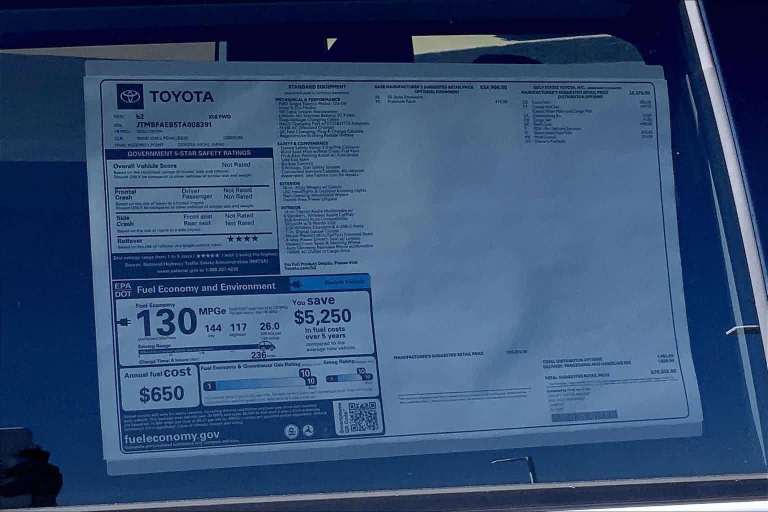 New 2026 Wind Chill Pearl Toyota XLE image 22