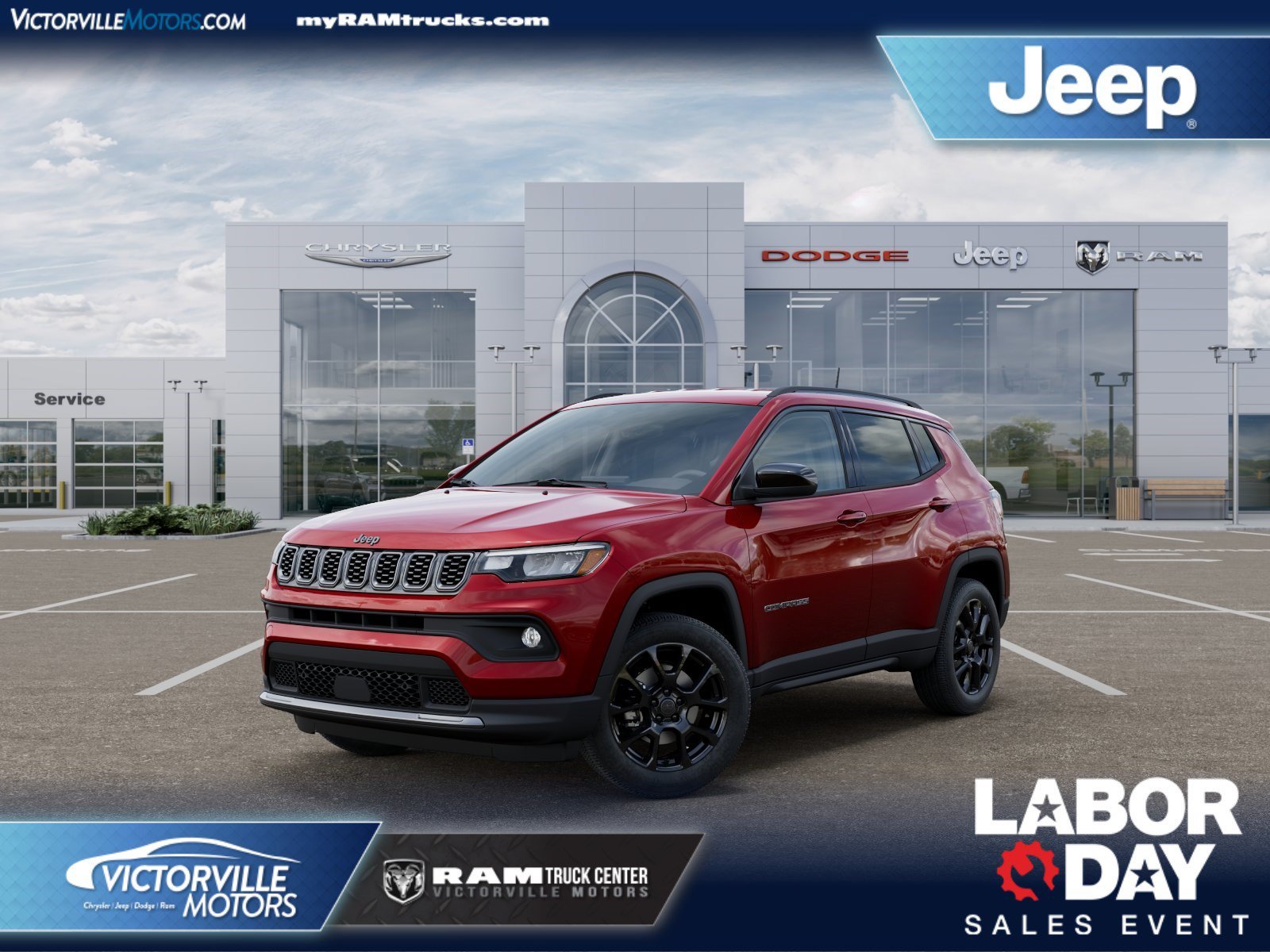 New 2026 Red Hot Pearlcoat Jeep Latitude image 1