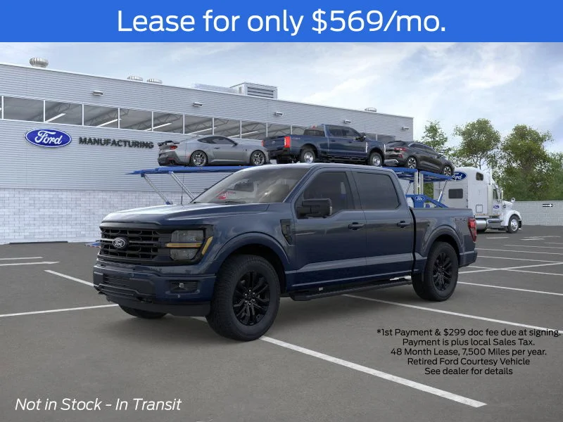 New 2026 Blue Ford XLT image 1