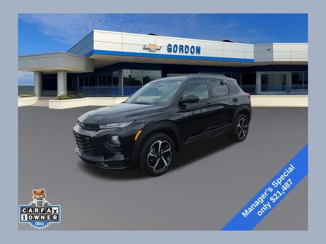 Used 2023 Mosaic Black Metallic Chevrolet RS image 1