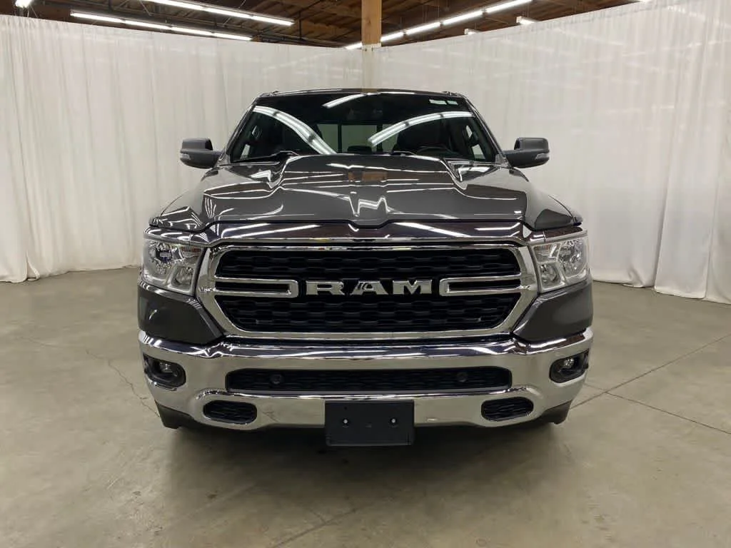 Used 2024 Granite Crystal Metallic Clearcoat Ram Big Horn image 9