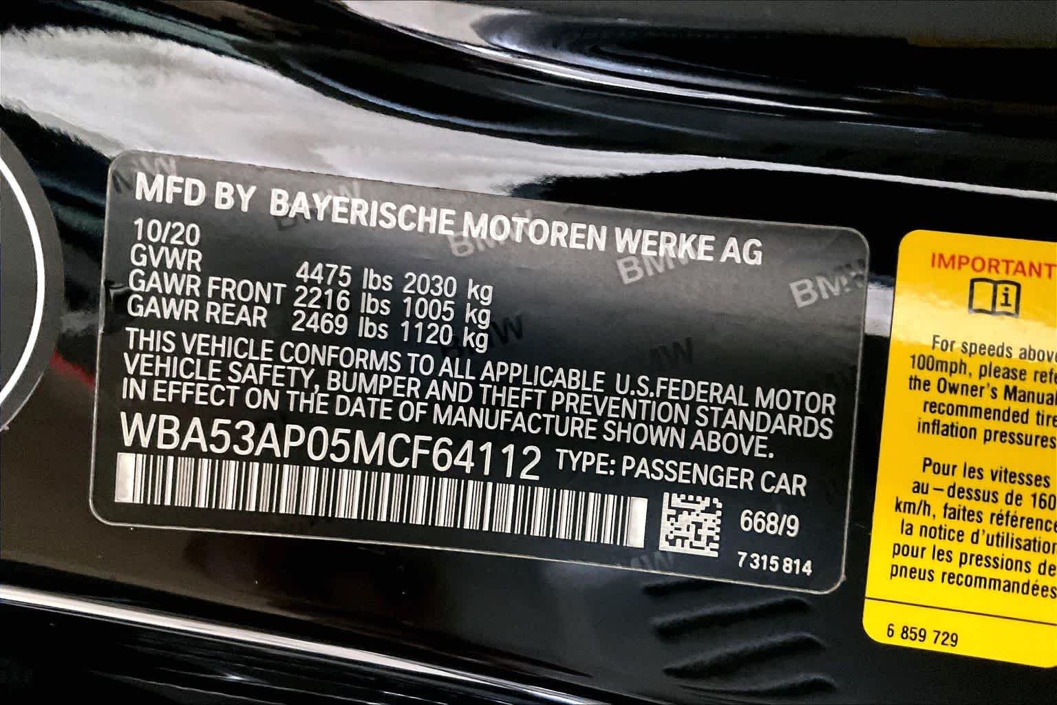 Used 2021 Jet Black BMW 430i image 32