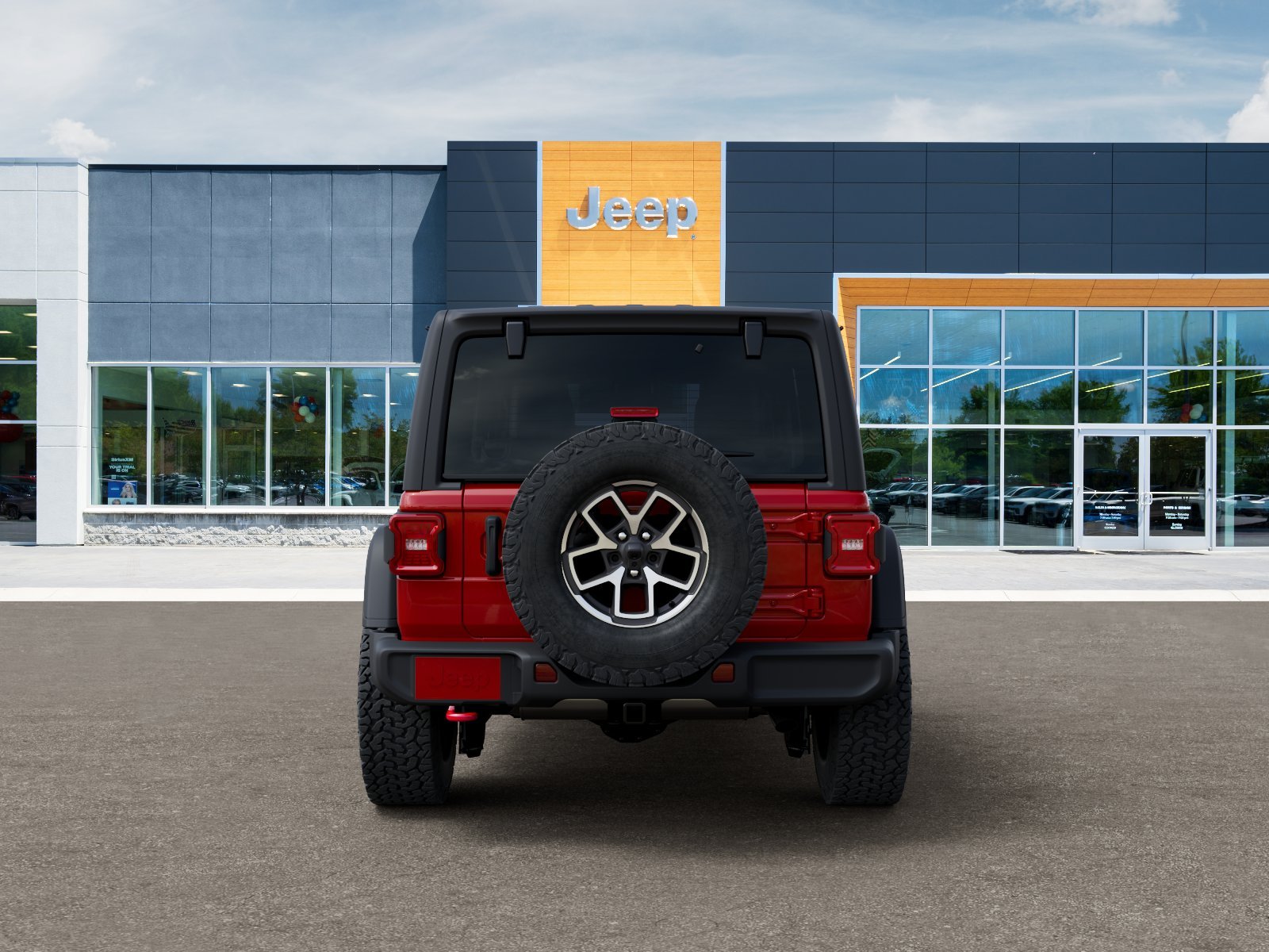 New 2026 Firecracker Red Clear-Coat Exterior Paint Jeep Rubicon image 33
