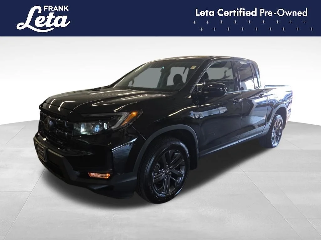 Certified Used 2024 Black Honda Sport image 1