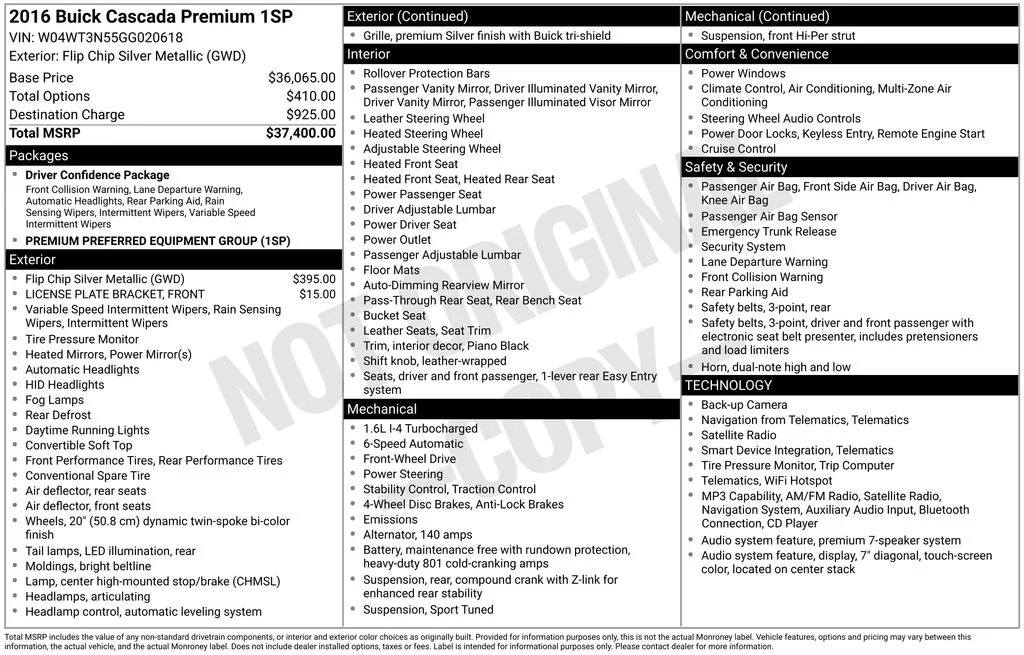 Certified Used 2016 Silver Buick Premium image 2