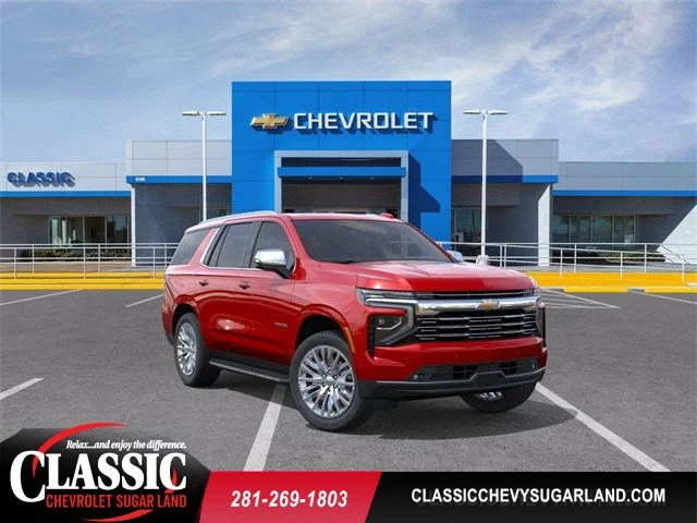 2026 Chevrolet Tahoe Premier Red at Classic Elite Chevrolet Hwy 6