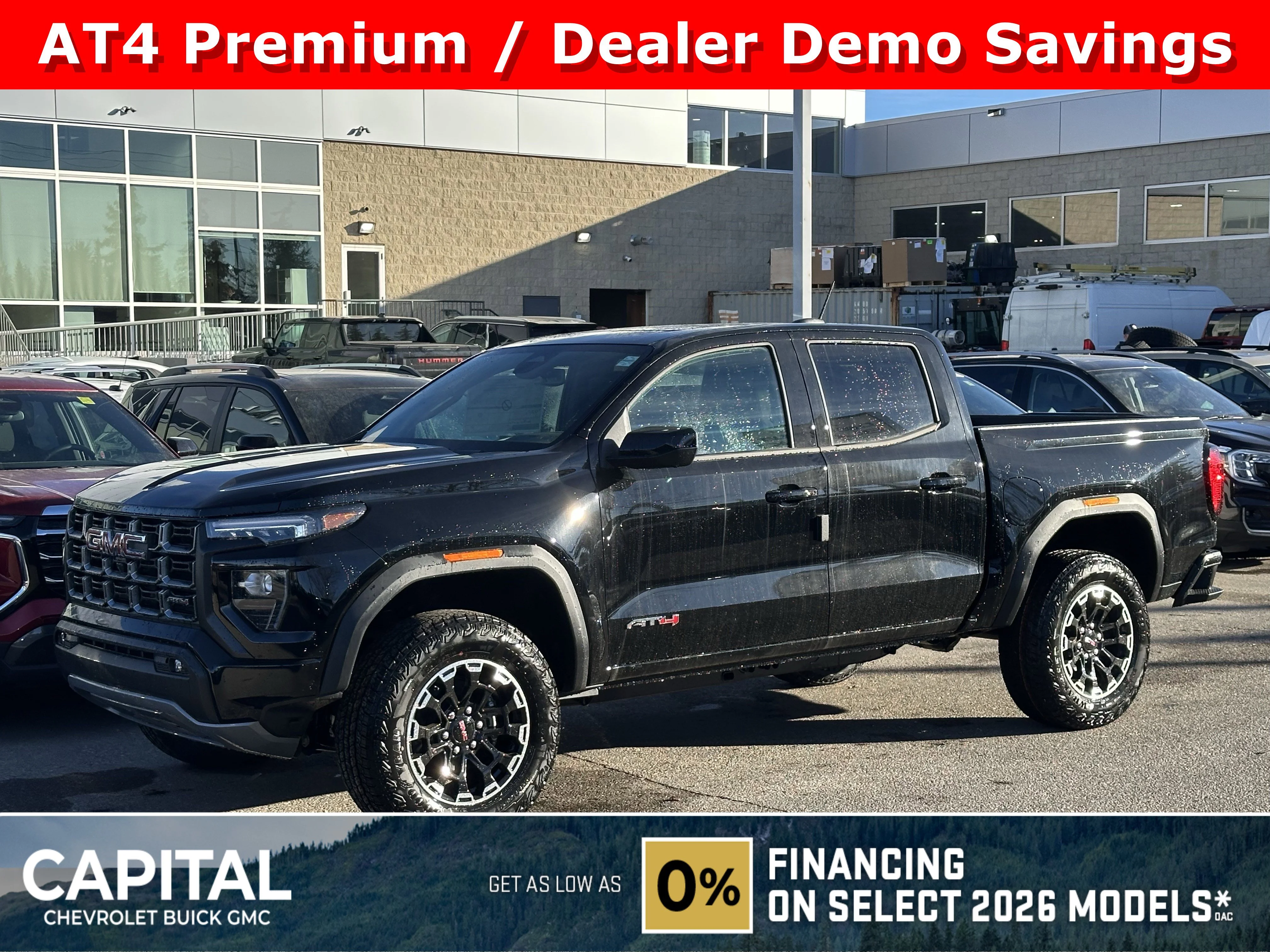 New 2026 Onyx Black GMC AT4 image 1