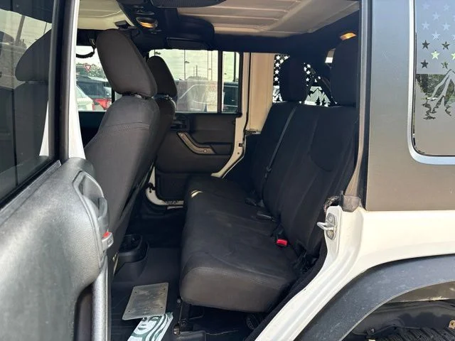Used 2017 White Jeep Unlimited Sport image 14
