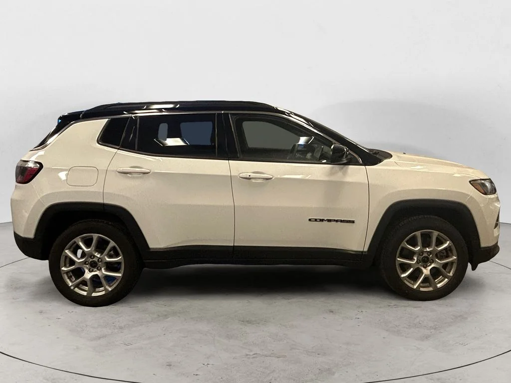 Used 2025 Bright White Jeep Limited image 7