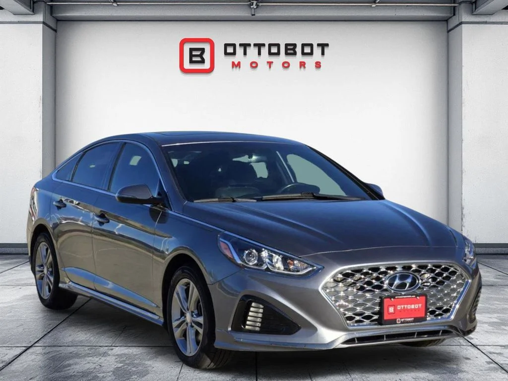 Used 2018 Hyundai Sonata Sport with VIN 5NPE34AF4JH718971 for sale in Irving, TX