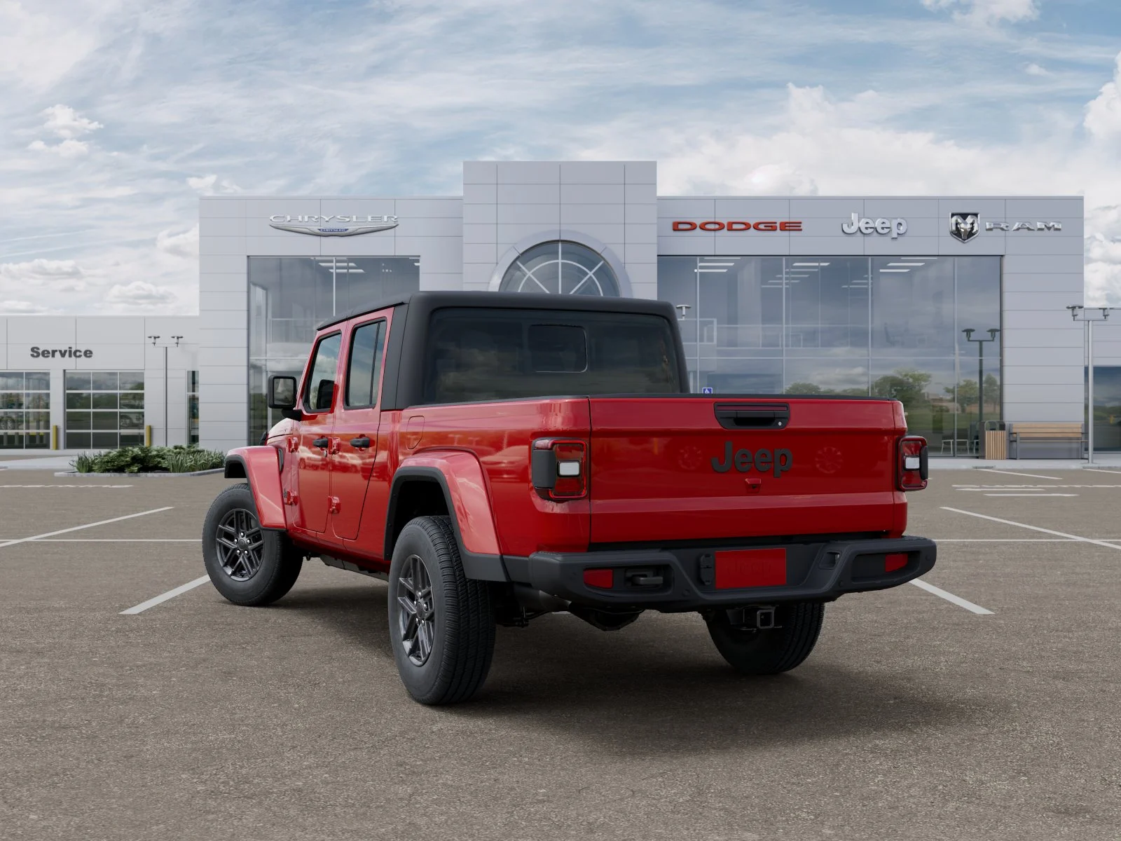 New 2026 Firecracker Red Clear-Coat Exterior Paint Jeep Sport S image 30