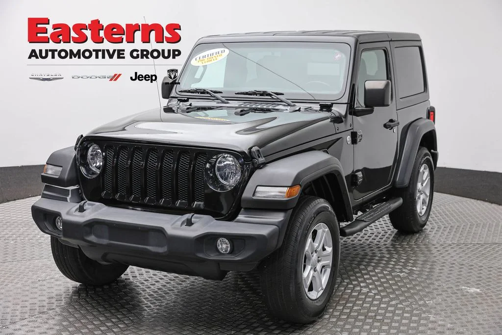 Certified Used 2020 Black Jeep Sport S image 1