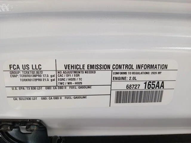 New 2026 Bright White Clear-Coat Exterior Paint Jeep Sport S image 45