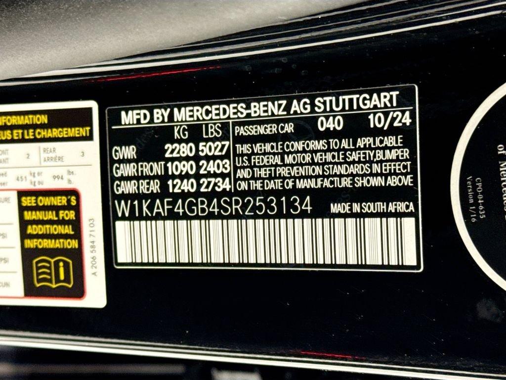Certified Used 2025 Black Mercedes-Benz C 300 image 35