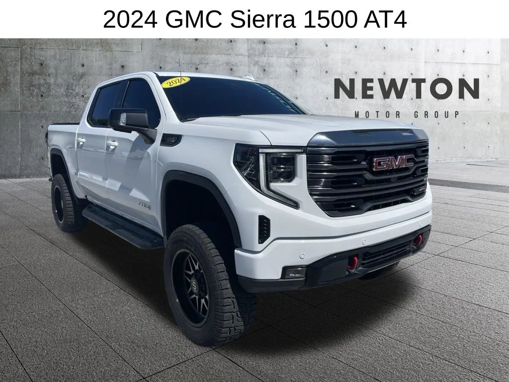 Used 2024 Summit White GMC AT4 image 1