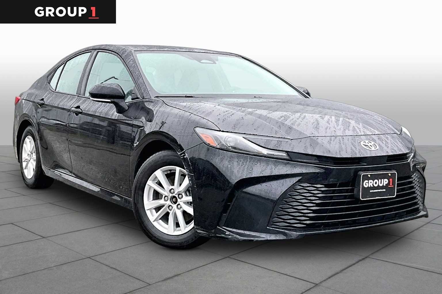Certified Used 2025 Midnight Black Metallic Toyota LE image 3