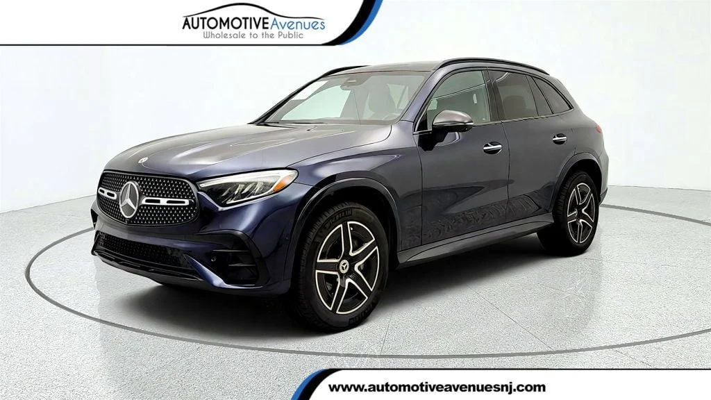 Used 2023 Nautical Blue Metallic Mercedes-Benz GLC 300 4MATIC SUV w/ AMG® Line & Exclusive Trim Package image 1