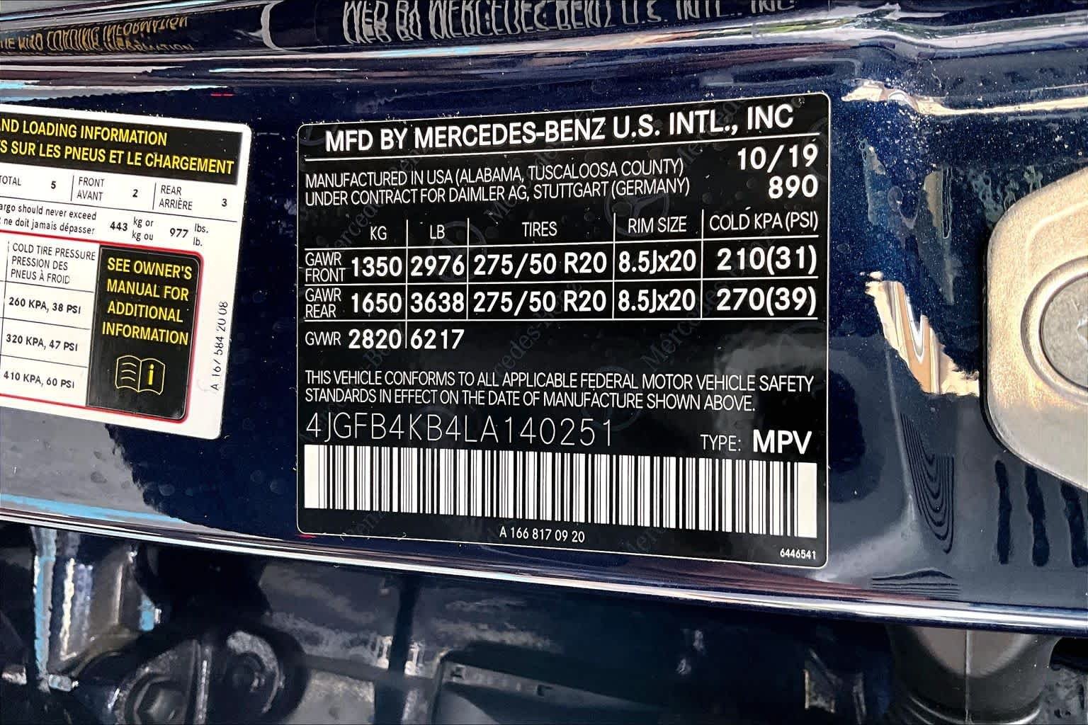 Used 2020 Lunar Blue Metallic Mercedes-Benz GLE 350 image 33