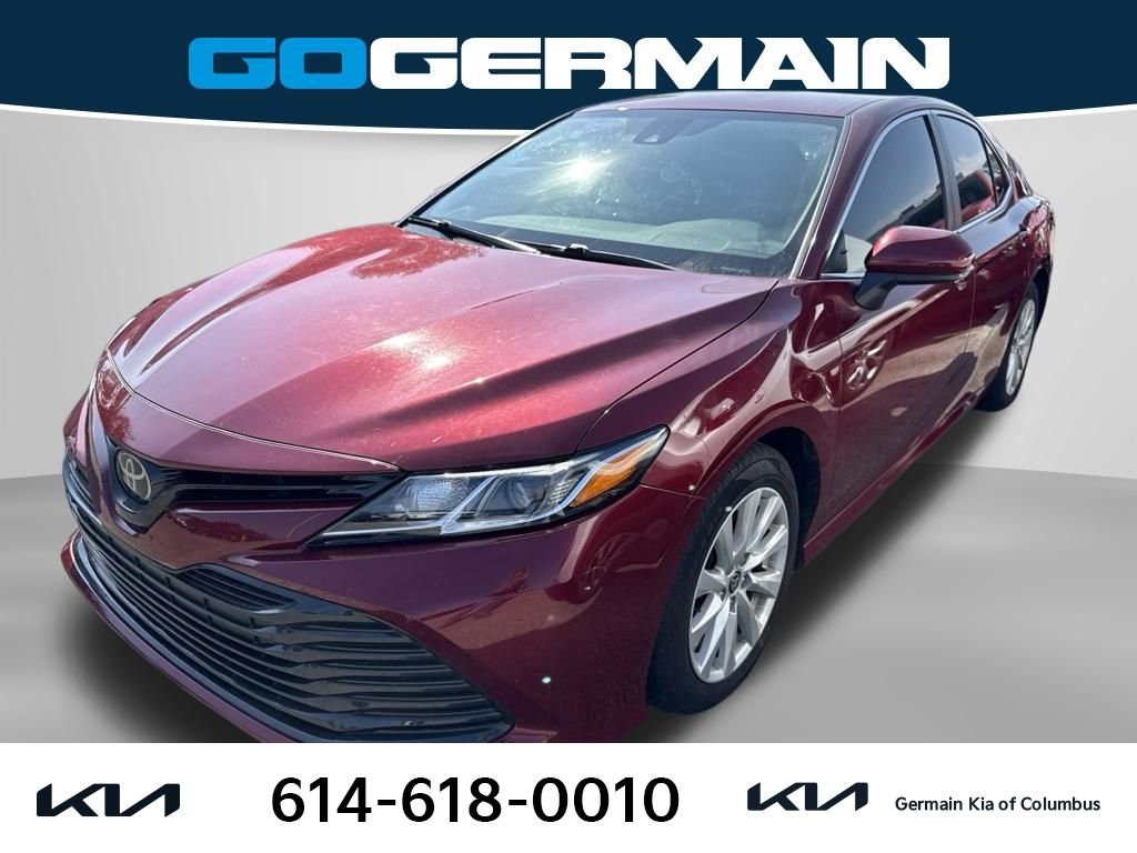 Used 2020 Red Toyota LE image 1