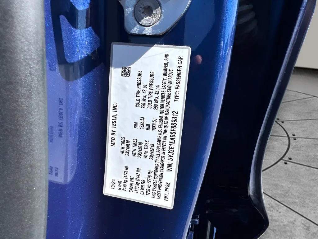 Used 2025 Blue Tesla Long Range image 29