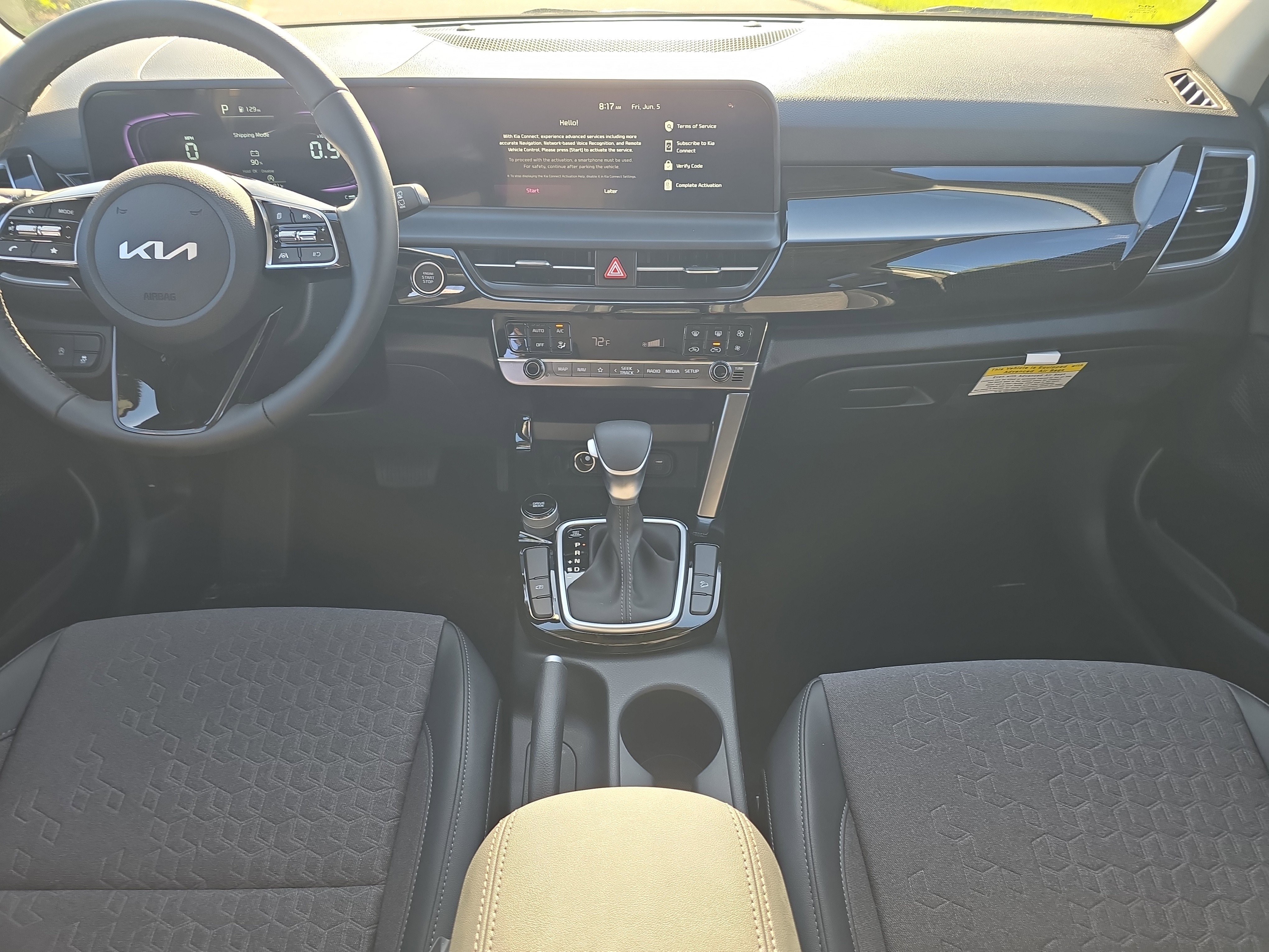 New 2026 Pluton Blue / Black Roof Kia S image 14