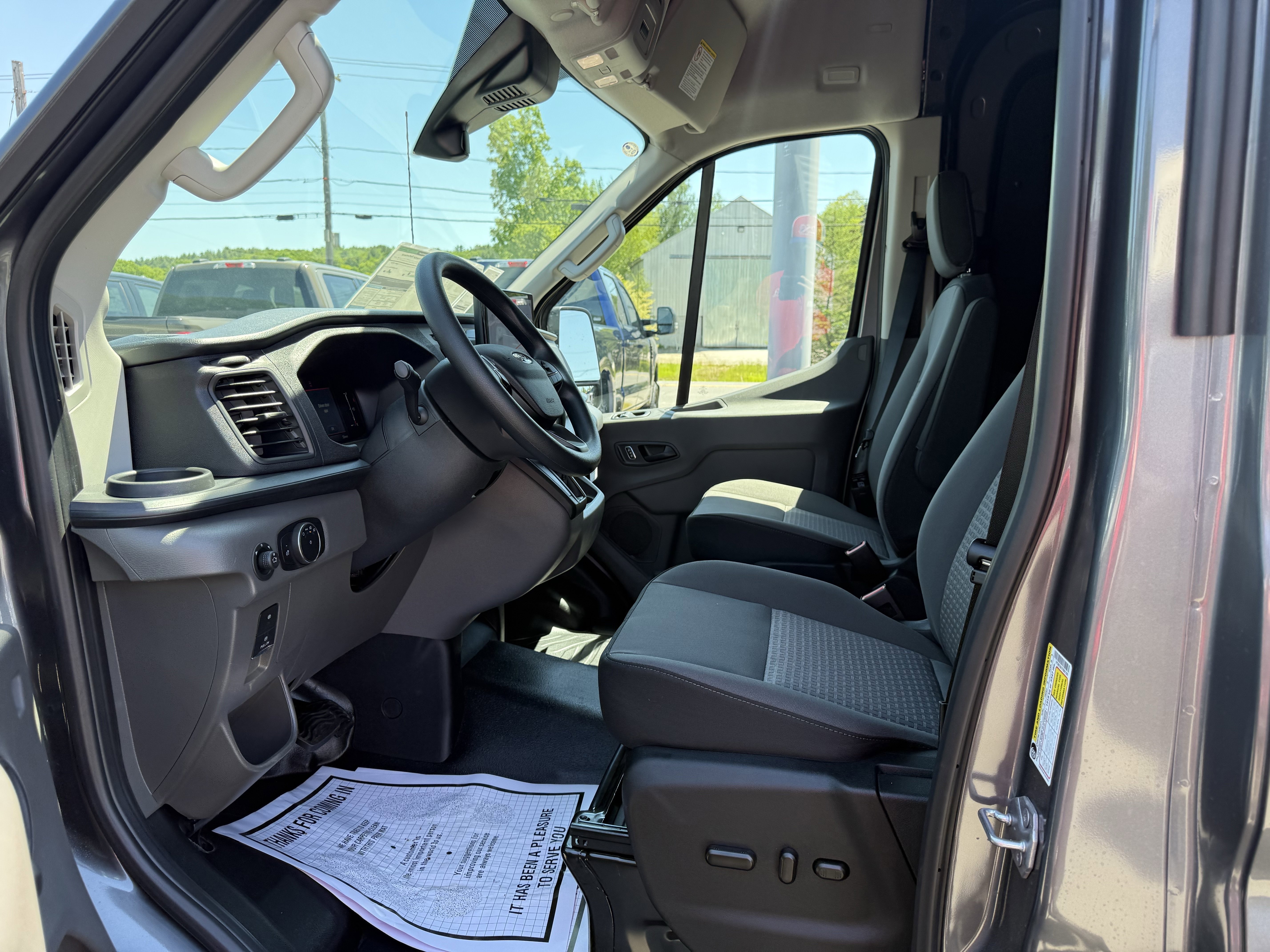 New 2026 Carbonized Gray Metallic Ford Cargo Van image 12