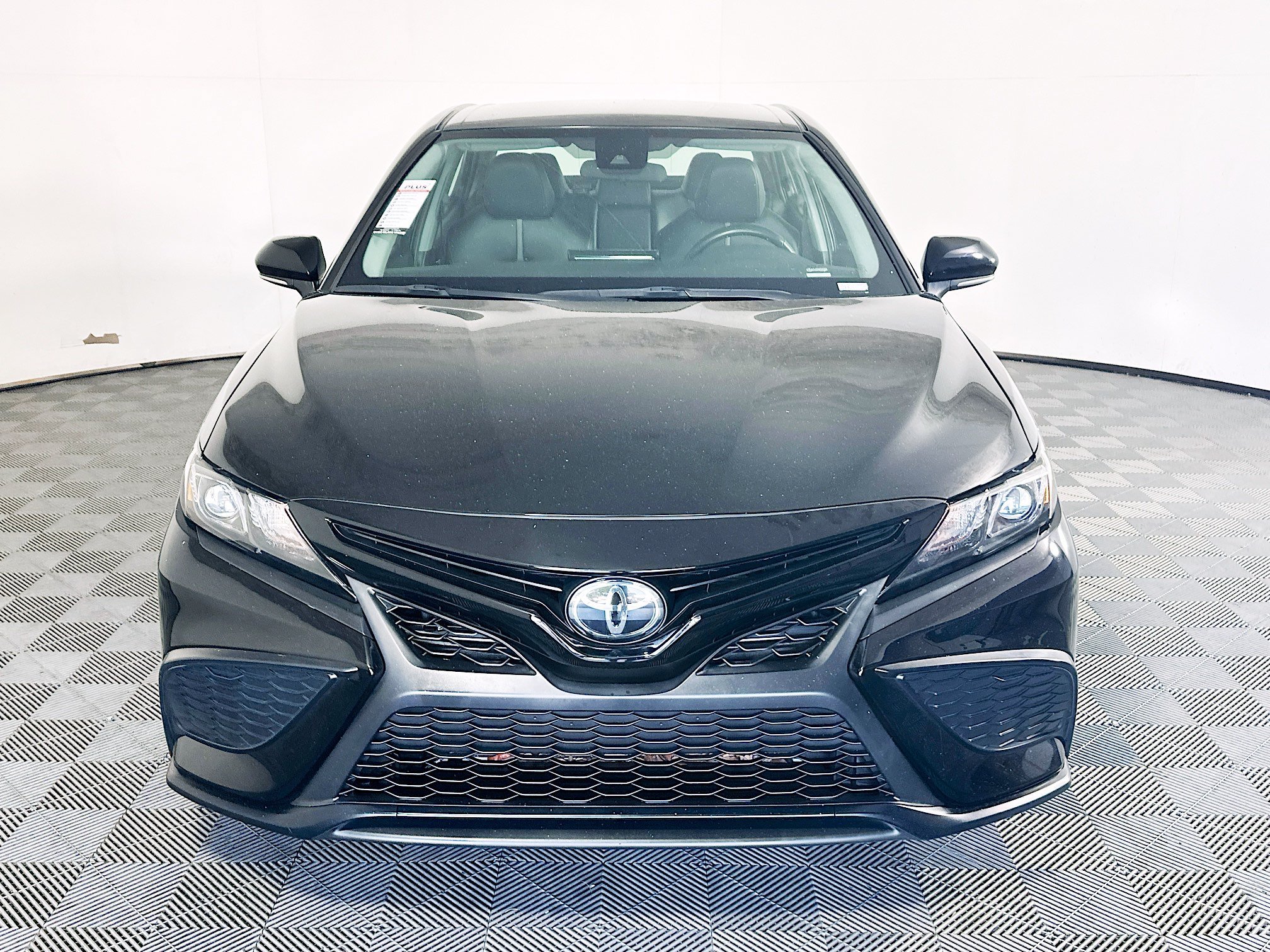 Used 2023 Midnight Black Metallic Toyota SE image 8