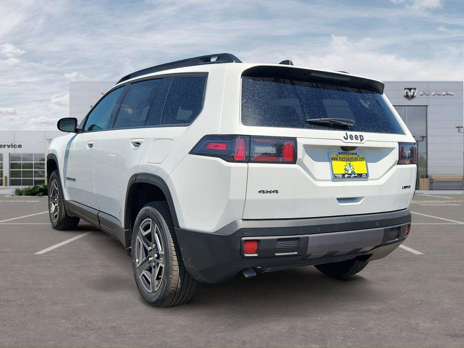 New 2026 Bright White Clear-Coat Exterior Paint Jeep Limited image 3