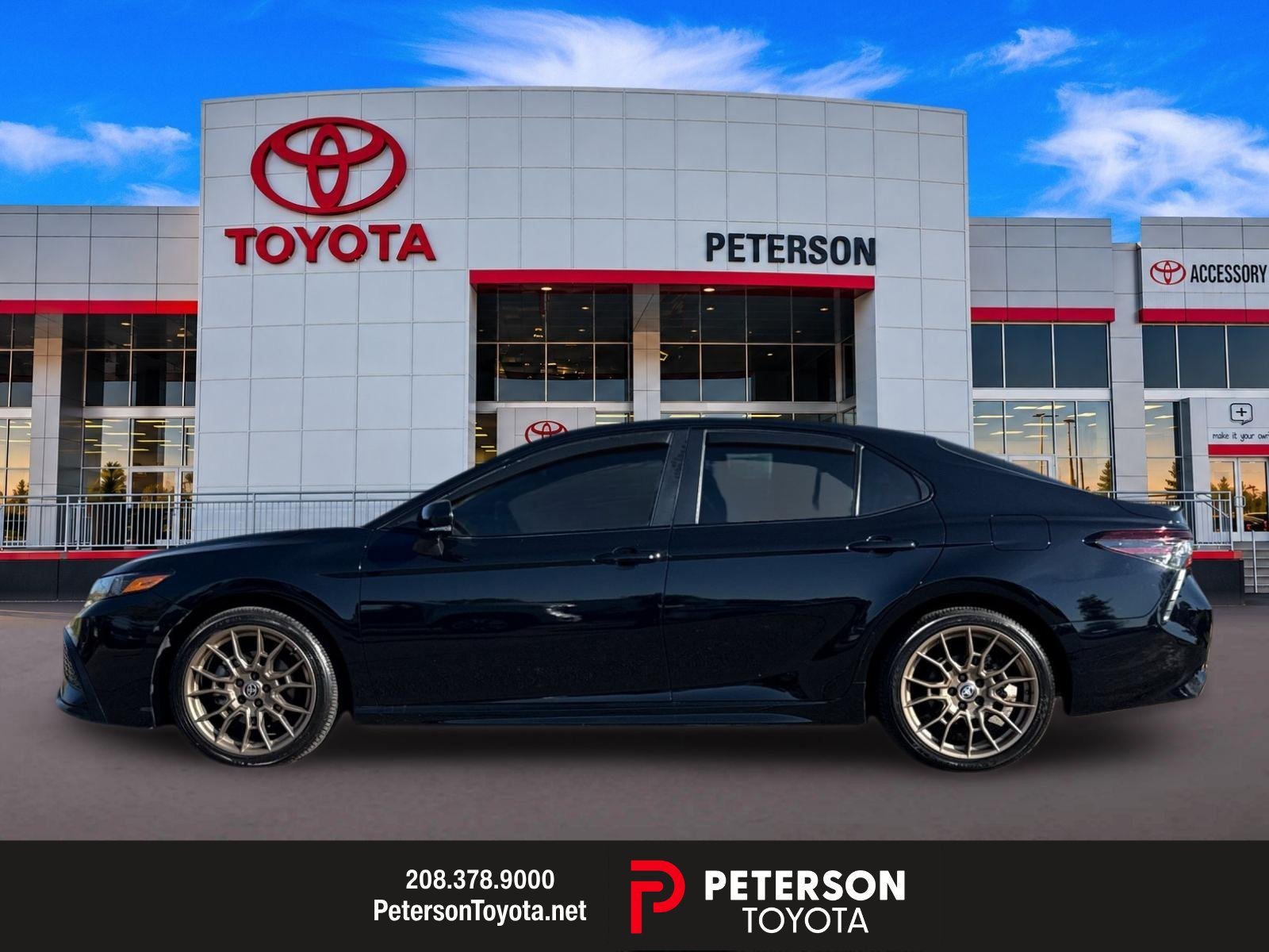Used 2024 Black Toyota SE Nightshade image 6
