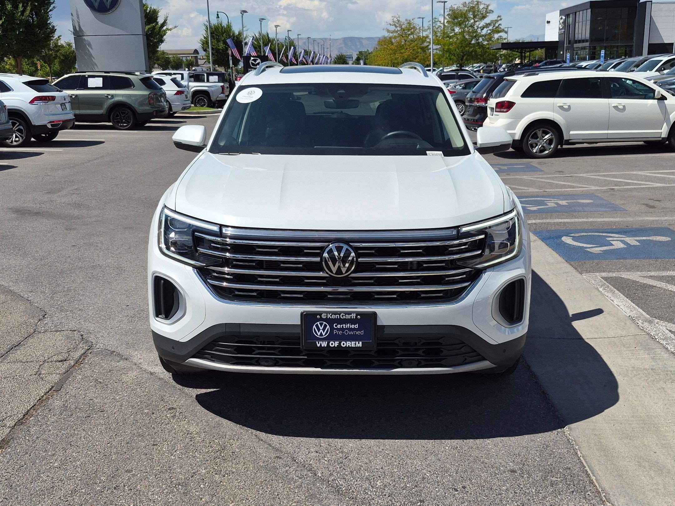 Certified Used 2025 Pure White Volkswagen 2.0T SEL image 10