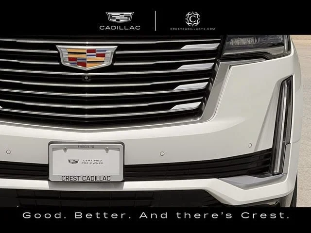 Used 2023 Crystal White Tricoat CADILLAC Premium Luxury Platinum image 12