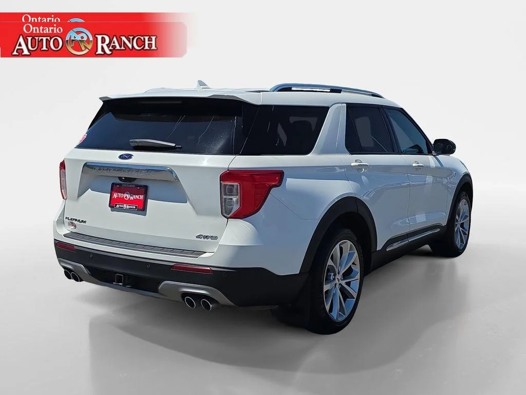 Used 2021 Star White Metallic Tri-Coat Ford Platinum image 5
