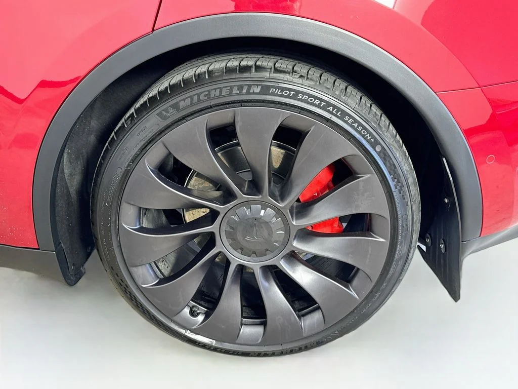 Used 2022 Red Tesla Performance image 31