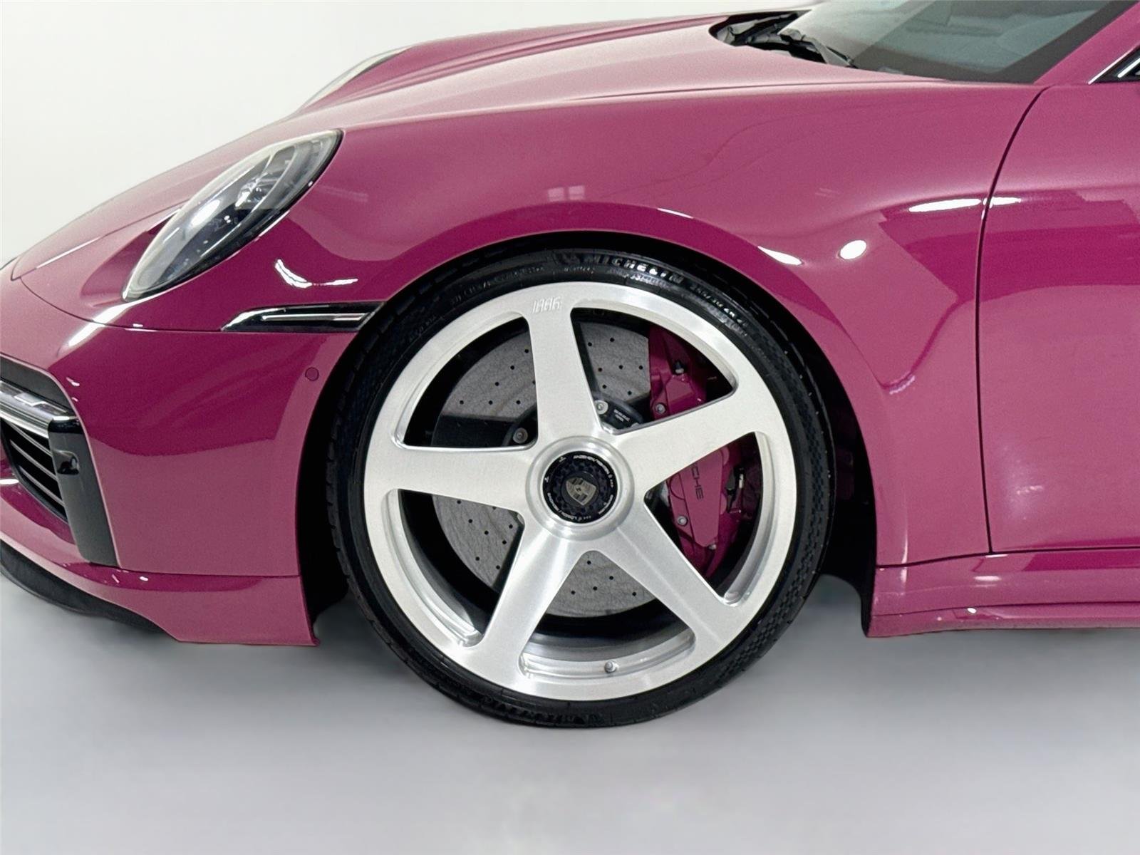 Used 2024 Ruby Star Neo Porsche Turbo S | PCCBs | Front Lift | $60k in options | 21 /22 AG Lux Wheel Setup image 38
