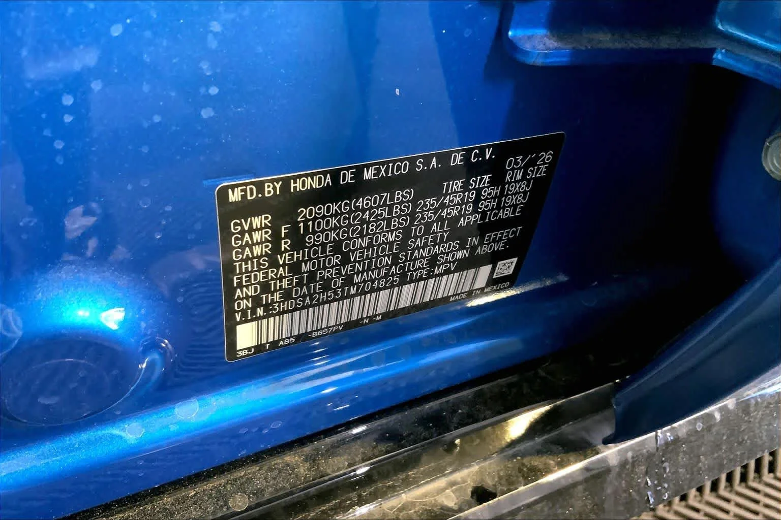 New 2026 Double Apex Blue Pearl II Acura With A-Spec Package image 13