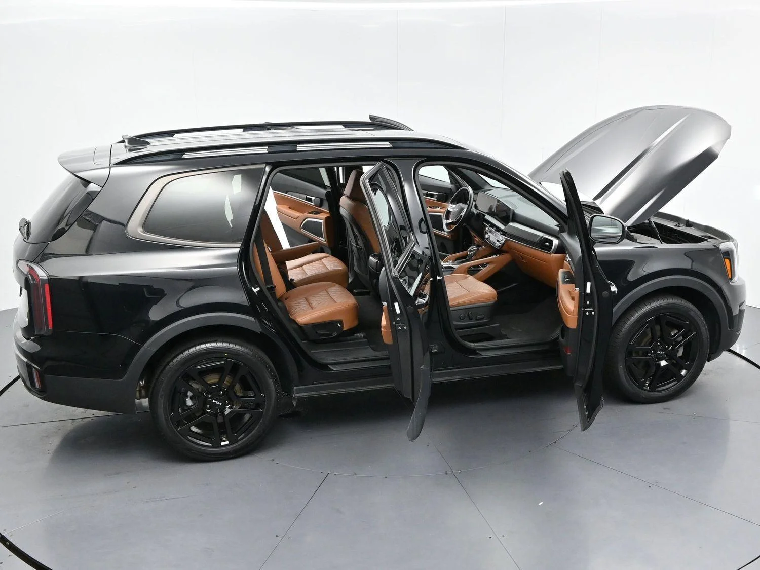 Used 2023 Ebony Black Kia EX X-Line image 39