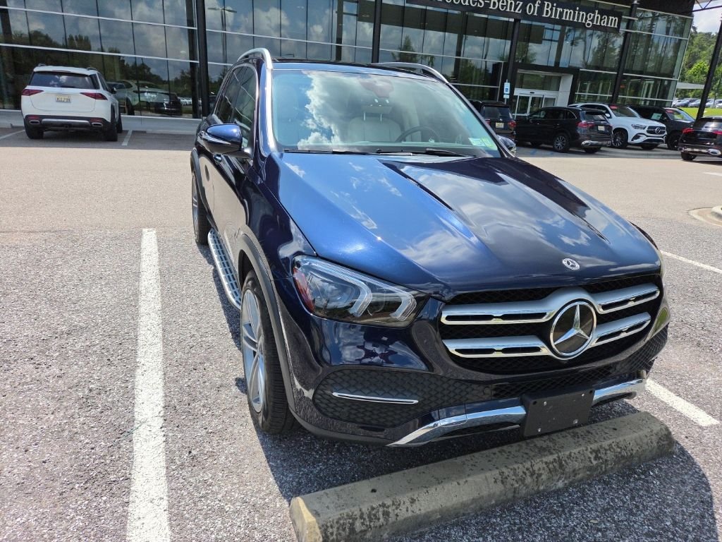 Certified Used 2022 Lunar Blue Metallic Mercedes-Benz GLE 350 image 1