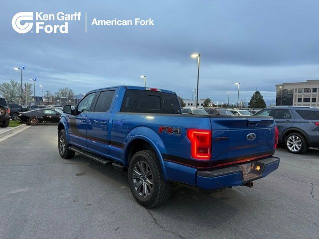 Used 2016 Blue Flame Metallic Ford Lariat image 1