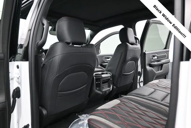 New 2026 Bright White Clear-Coat Exterior Paint RAM BLACK WIDOW EDITION image 14