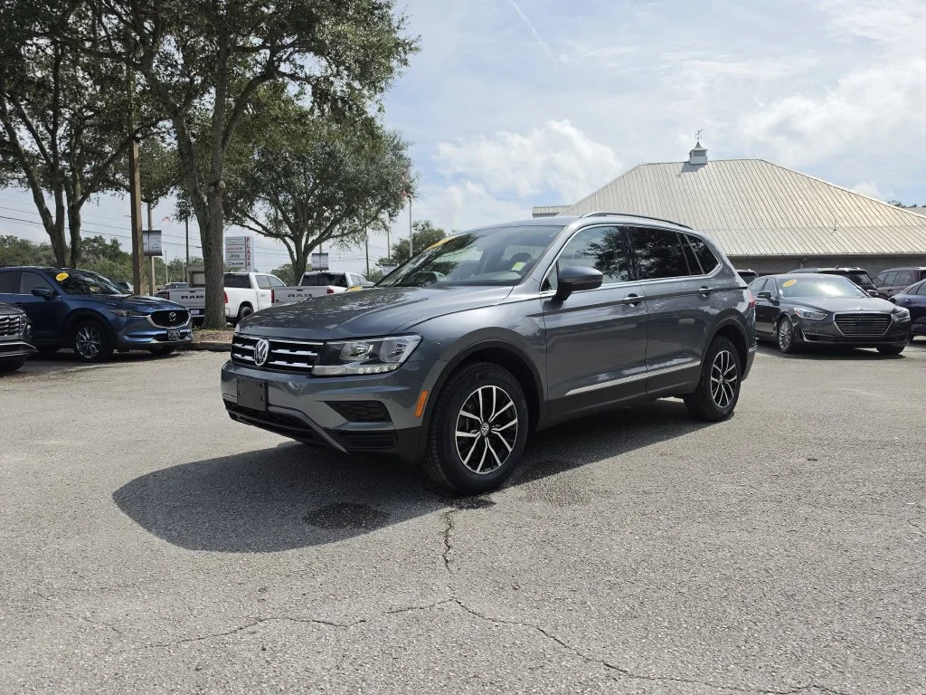 Used 2021 Volkswagen Tiguan SE with VIN 3VV2B7AXXMM112302 for sale in Inverness, FL