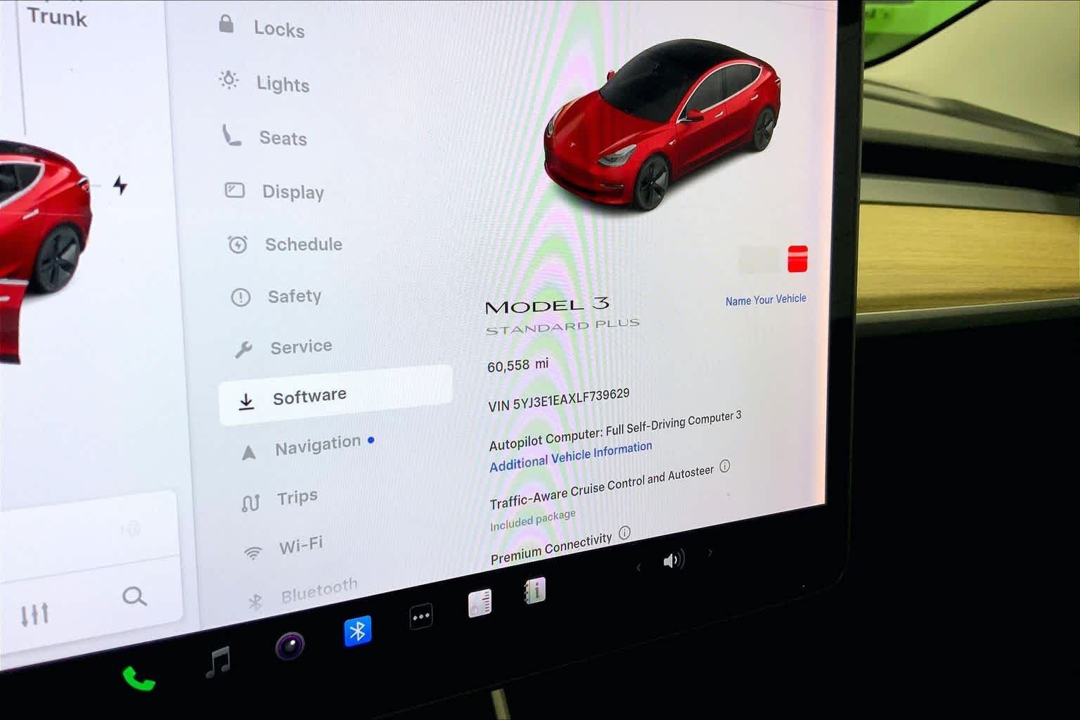 Used 2020 Red Multi-Coat Tesla Standard Range image 24