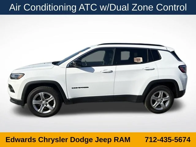 Certified Used 2023 White Jeep Latitude image 4