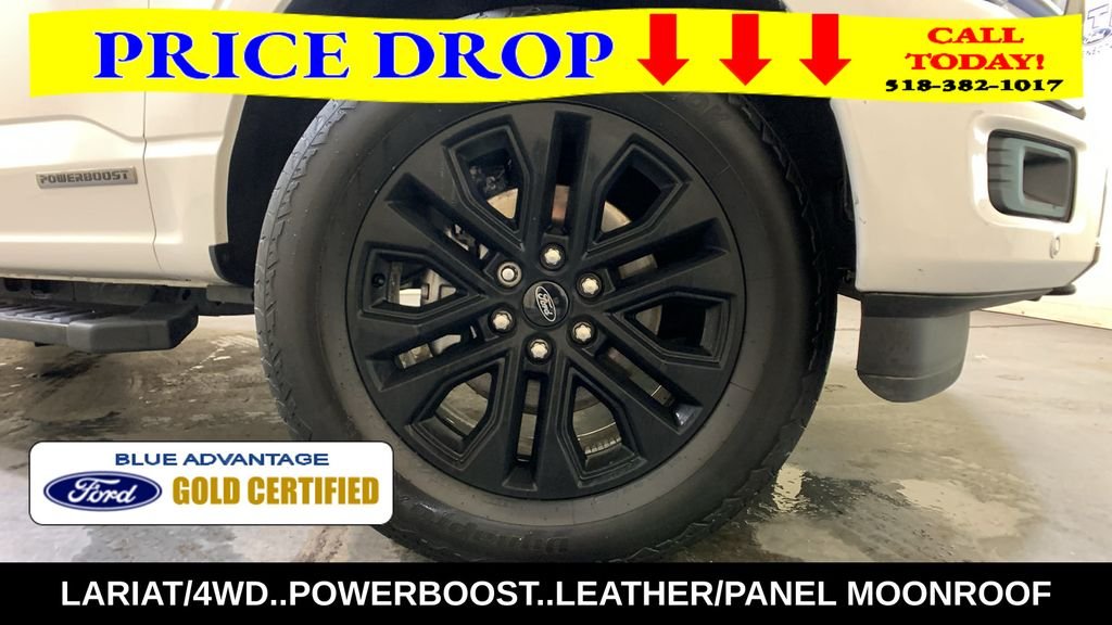 Certified Used 2025 White Metallic Ford Lariat image 9