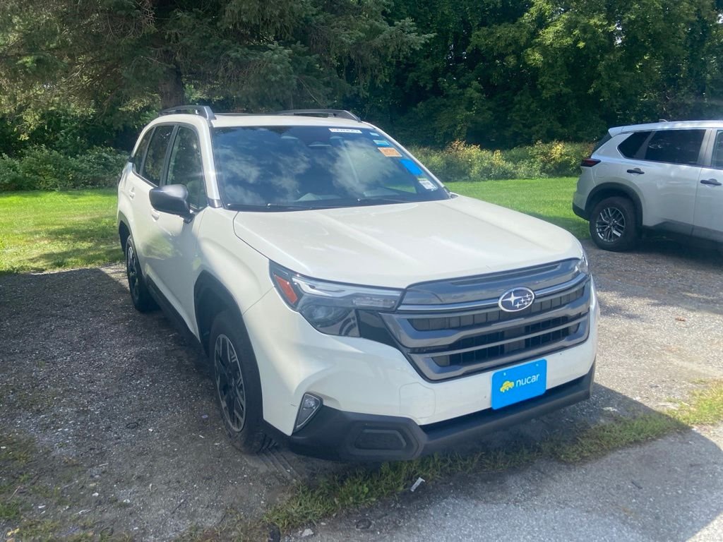 Used 2025 Crystal White Pearl Subaru Premium image 1