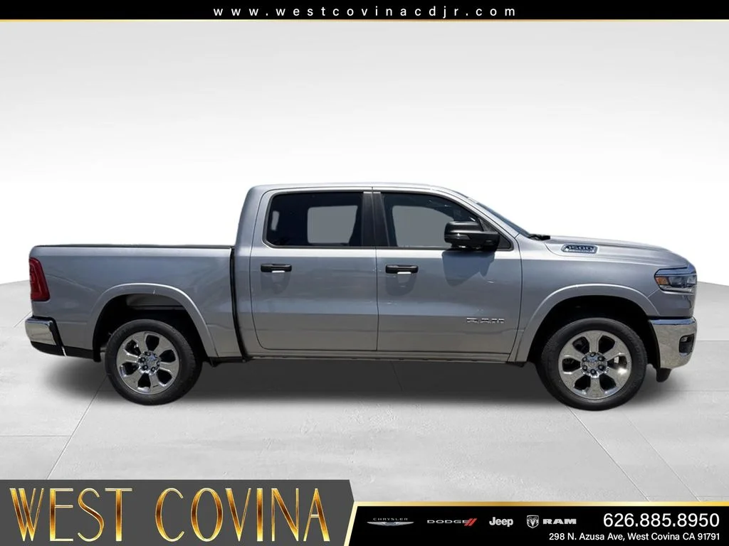 New 2026 Billet Silver Metallic Clear-Coat Exterior Paint RAM Big Horn/Lone Star image 6