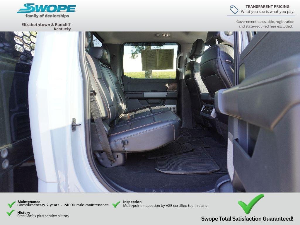 Used 2025 Glacier Gray Metallic TriCoat Ford LARIAT image 13