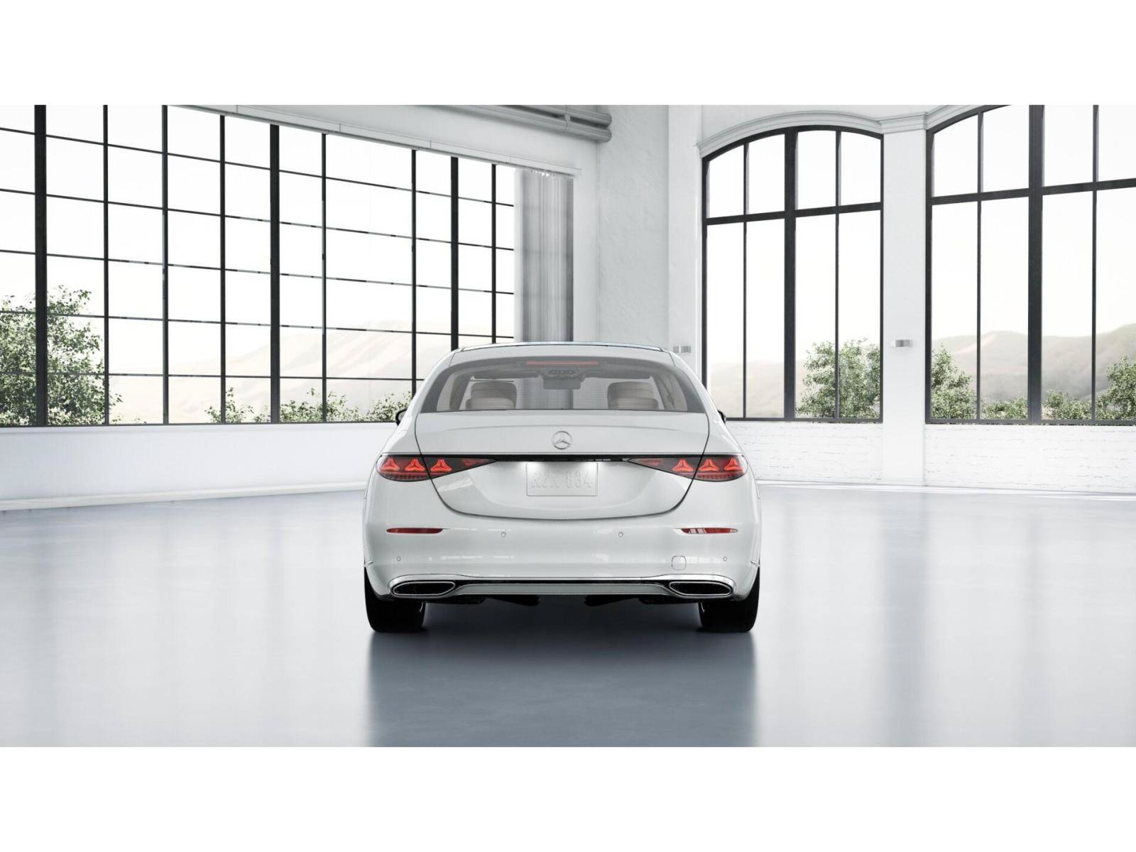 New 2027 MANUFAKTUR Moonlight White Metallic Mercedes-Benz S 500 4MATIC® Sedan image 25