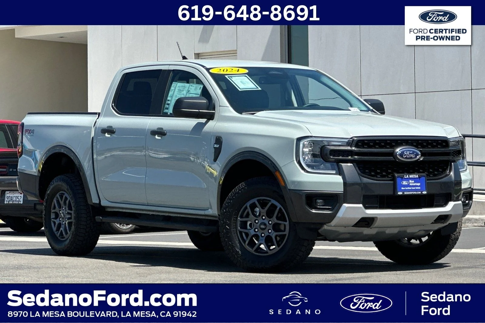 Certified Used 2024 Green Ford XLT image 1